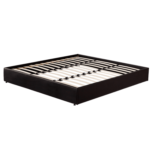 PU Leather King Bed Ensemble Frame