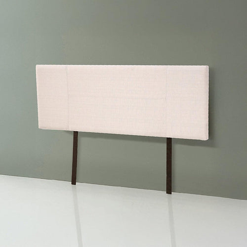 Queen Beige Linen Fabric Bed Headboard Bedhead