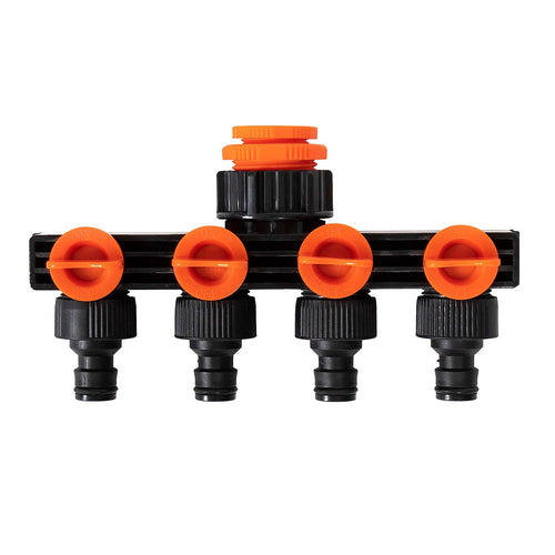 4 Way Hose Connector Tap Irrigation Garden Kit