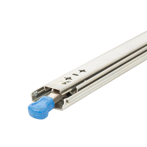 2 x 125kg Heavy Duty Locking Drawer Slides – Industrial Drawer Runners Pair