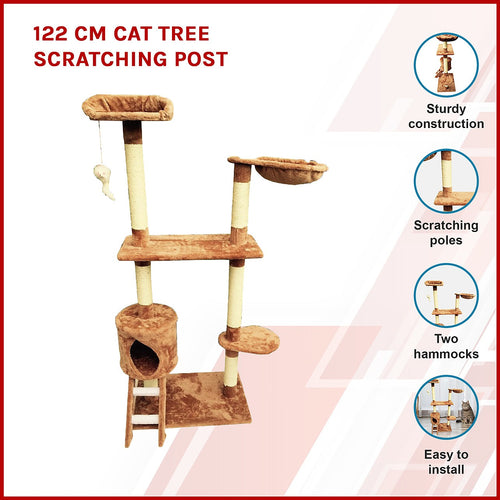 122 cm Cat tree Scratching Post