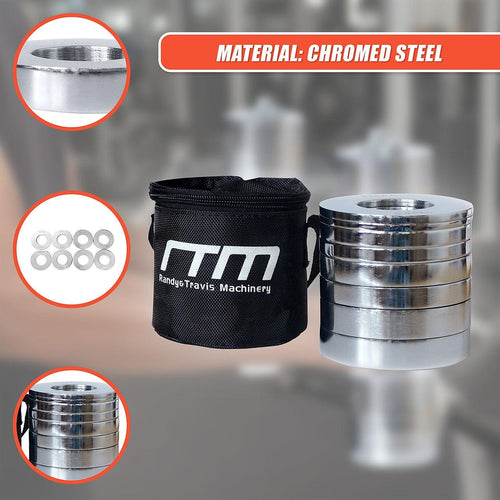 Chrome Metric Fractional Olympic Weight Plates 0.25 - 1.0kg