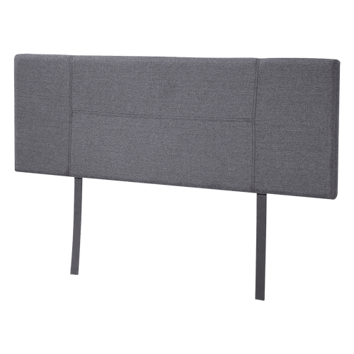 Queen Grey Linen Fabric Bed Headboard Bedhead