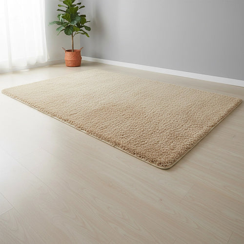230x160cm Large Shaggy Floor Rug Area Carpet – Beige Soft Mat for Bedroom or Living Room Comfort