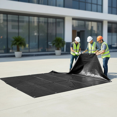 3x4m 670gsm Extra Heavy Duty PVC Tarpaulin Waterproof Ground Cover