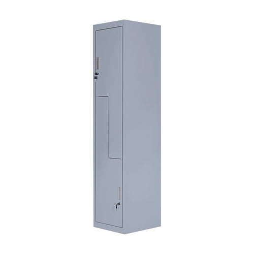 Multipurpose Locker – Grey Dual L-Shaped Door with Standard Lock with 2 Keys
