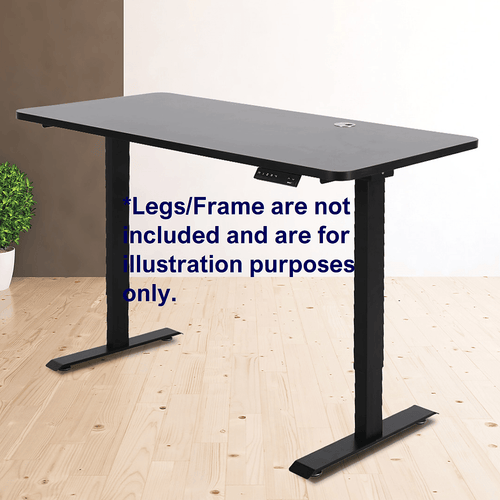 Office Home Computer Desk Table Top 140 x 70cm in Black