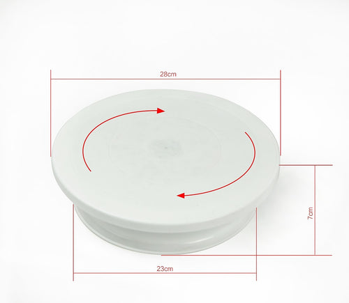 Cake Decorating Kit with Rotating Turntable – 164 Pieces