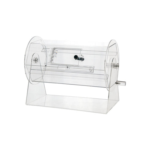 Acrylic Raffle Drum with Lockable Lottery Drawing Cage for Tickets & Raffle Balls