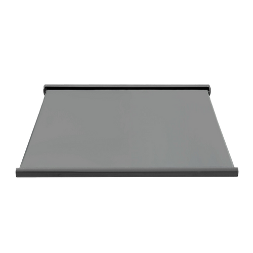 Heavy Duty Full Cassette Retractable Awning: Motorised 5.5x3m Grey Sunshade