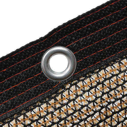 Fence Privacy Screen – 15mx2m Coffee HDPE Mesh Windscreen