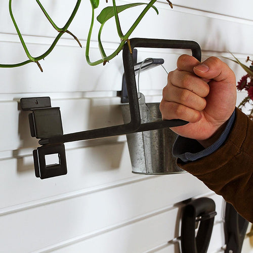 Slatwall Storage Pack for Retail Display Garage Storage - Black Deep Loop Hook