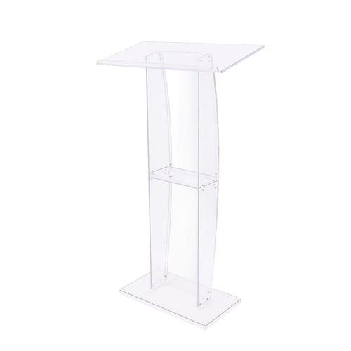 120cm Acrylic Podium Stand Transparent