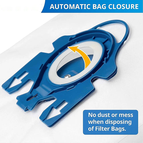 8 x GN HyClean Pure Vacuum Bags – Miele Compatible Dust Bags