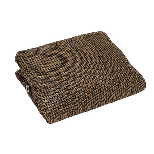 Fence Privacy Screen – 15mx2m Coffee HDPE Mesh Windscreen