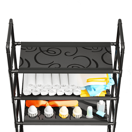 Storage Shelf 3 Tier Rack Portable Laundry Stand Unit Organiser