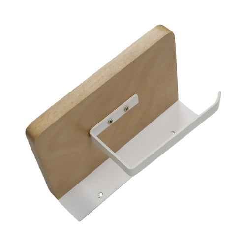 Toilet Paper Holder with Shelf Wall Mounted Bathroom Storage & Display