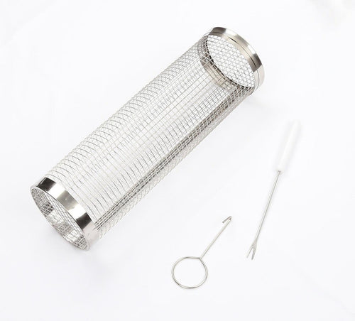 2pc BBQ Basket Round Campfire Grid Cookware