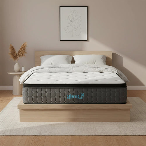 King Single Euro Top Pocket Spring Mattress – Motion Isolation & Certified Foam Comfort Layers