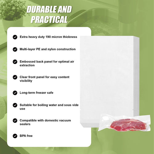 20x30cm 100pcs Vacuum Sealer Bags Food Storage BPA Free