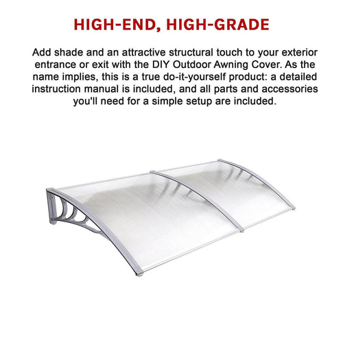DIY Outdoor Awning Cover - 1 x 2m