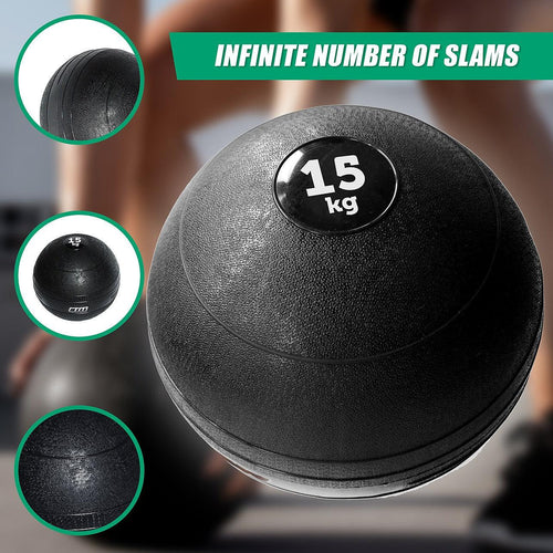 15kg Slam Ball No Bounce Crossfit Fitness MMA Boxing BootCamp