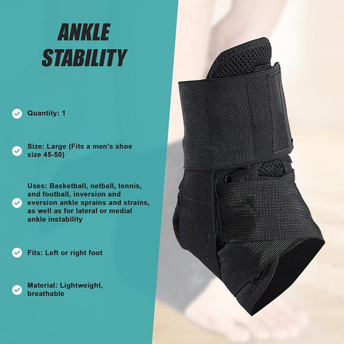 Large Ankle Brace Stabilizer - Ankle sprain & instability