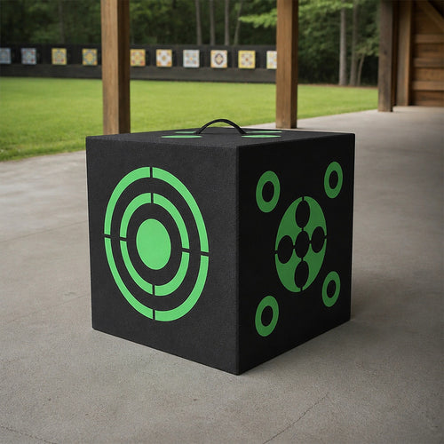 3D Archery Target – 40cm High-Density XPE Foam Cube with Handle
