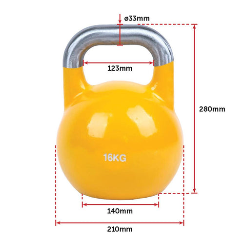 16kg Pro-Grade Steel KettleBell