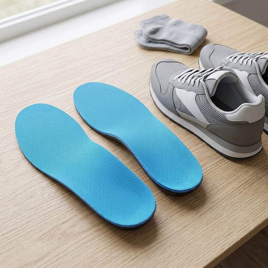 Full Length Flat Foot Support Insoles with Medium Arch Support