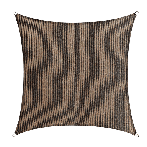 Rectangle Sun Shade Sail Fabric Garden Patio Pool Awning Canopy Cover Coffee