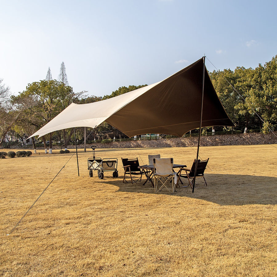 Portable Camping Canopy Awning Gazebo for Outdoor Shelter, Picnics & Events
