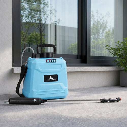 8L Battery Powered Garden Sprayer Electric Pressure Spray Tank with Extendable Wand for Watering, Fertiliser & Garden Care