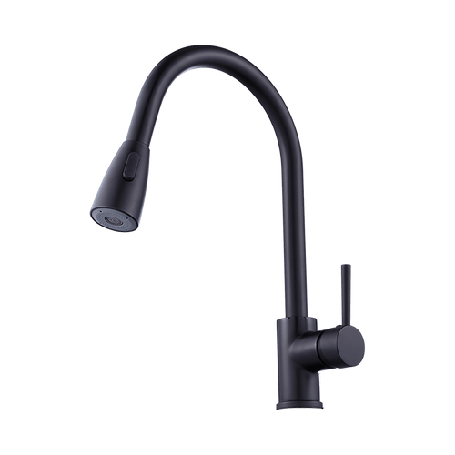  Basin Mixer Pull-Down Tap Faucet -Kitchen Laundry Bathroom Sink in Black