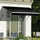 Motorised Outdoor Retractable Awning Sunshade in Black - 4x2.5m