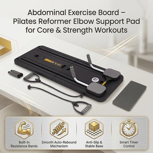 Abdominal Exercise Board – Pilates Reformer Elbow Support Pad for Core & Strength Workouts