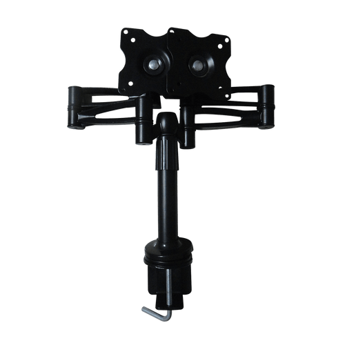 Two-Screen 10-25" Desk Monitor TV Plasma LED LCD Screen Work Mount