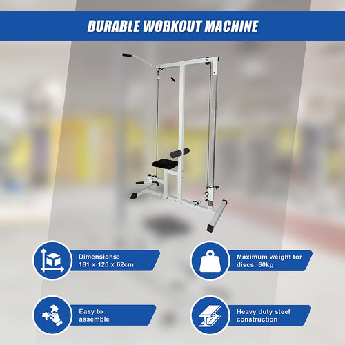 Home Gym Lat Pull Down Multi Workout Machine