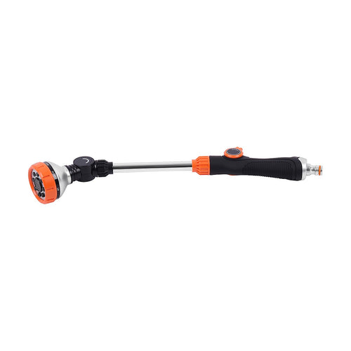 Garden Hose Wand 47cm 8 Spray Patterns Aluminium
