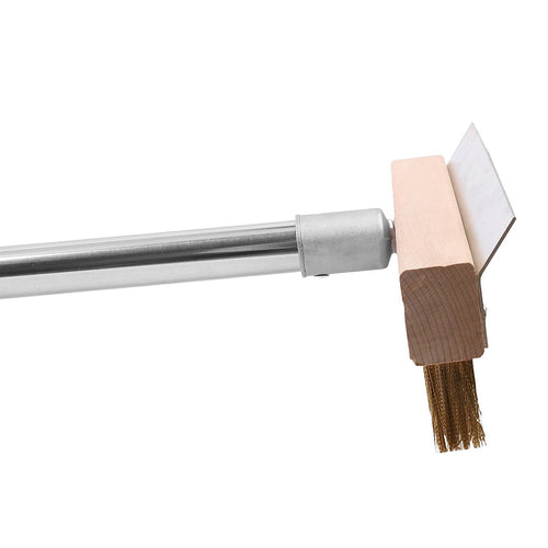 Stainless Steel Pizza Oven Brush Scraper 120cm Ash Broom