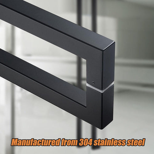 Entrance Door Pull Handle Matte black 1200mm