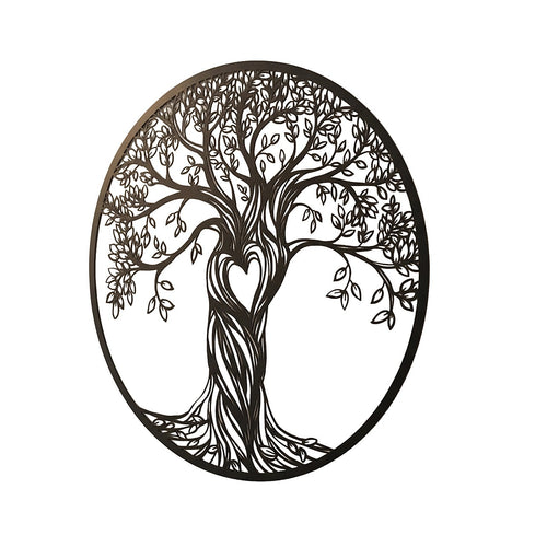 Tree Life Wall Decoration Metal Tree Wall Sculpture