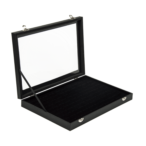 100 Earring Ring Holder Jewellery/Necklace Display Storage Gift Box Show Cases