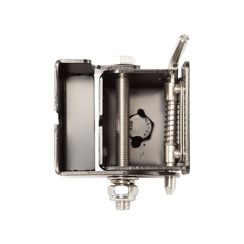 Adjustable Folding UHF Antennas Mount Bracket – Black Bullbar Clamp