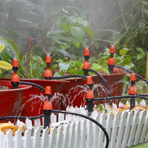280PCS Drip Irrigation Kit 45M – Garden Watering System Set