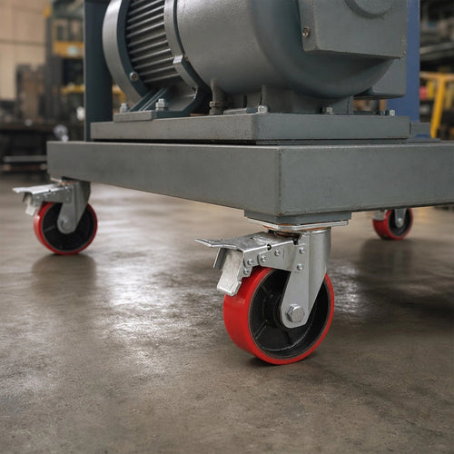 4 Pack 6 Inch Castor Wheels Heavy Duty 500kg Swivel with Brake