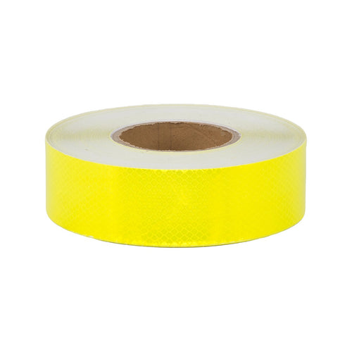 Hi Vis Reflective Tape 2 Pack 50mm x 50m 3M Adhesive Yellow
