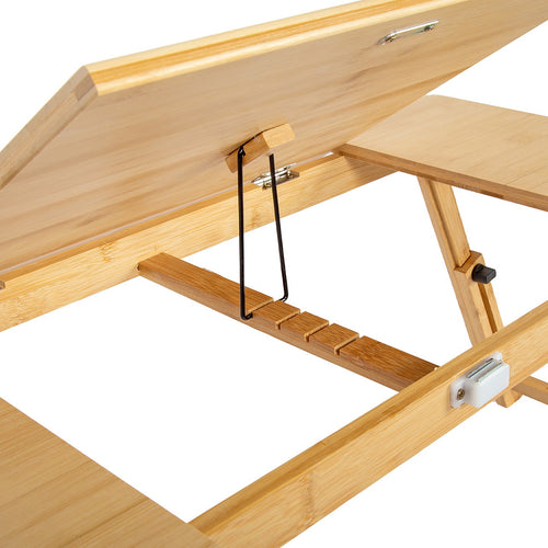 Folding Laptop Bed Table – Portable Rectangular Desk for Bedroom Use & Home Workstations