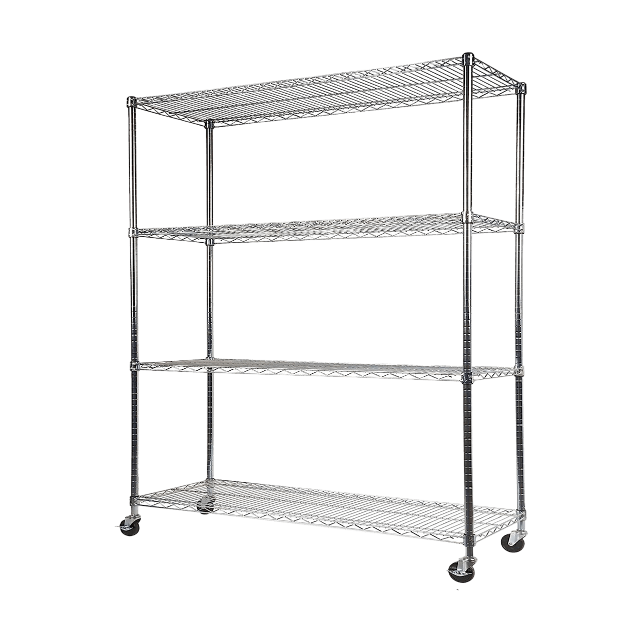 Modular Wire Storage Shelf 1200 x 600 x 1800mm Steel Shelving - Carbon ...