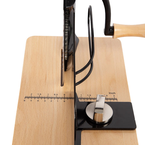 Manual Bread Slicer for Homemade Sourdough with Conveyor Guide
